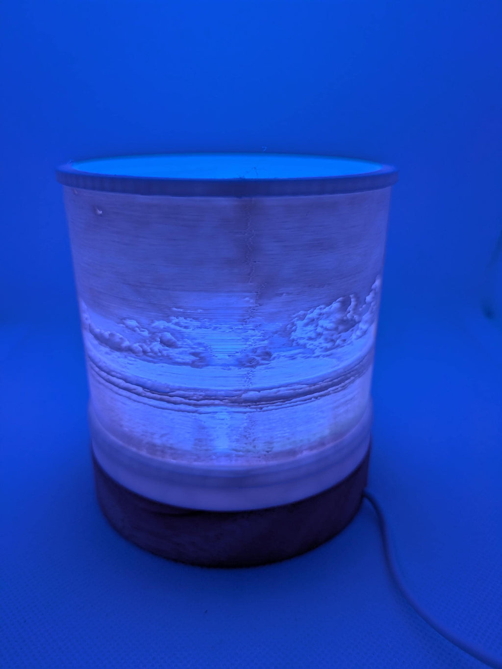 3D Ocean Scene LED Lamp: USB Night Light with Remote