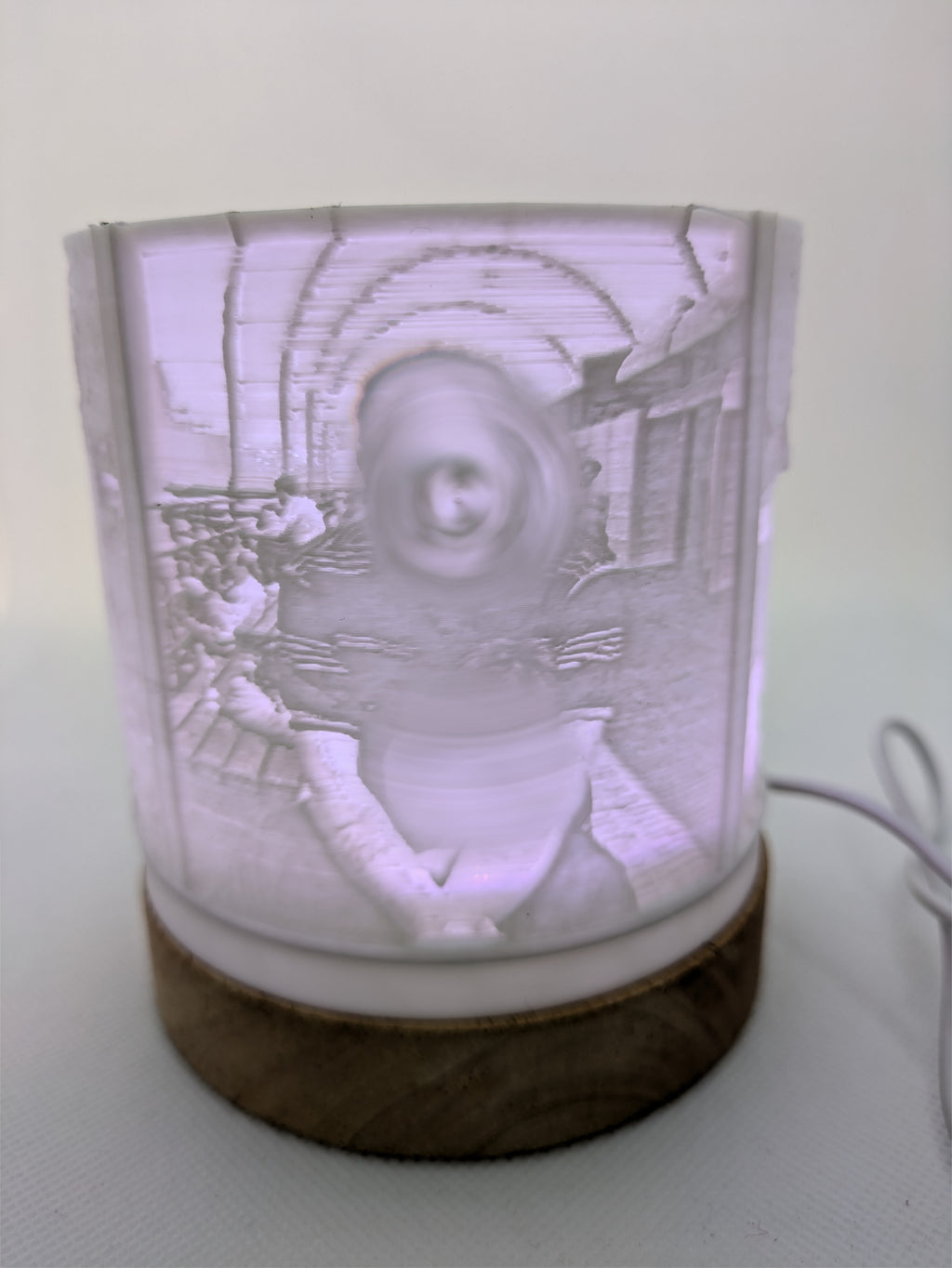 Personalised Father's Day LED Lamp: Custom 3D Photo Night Light