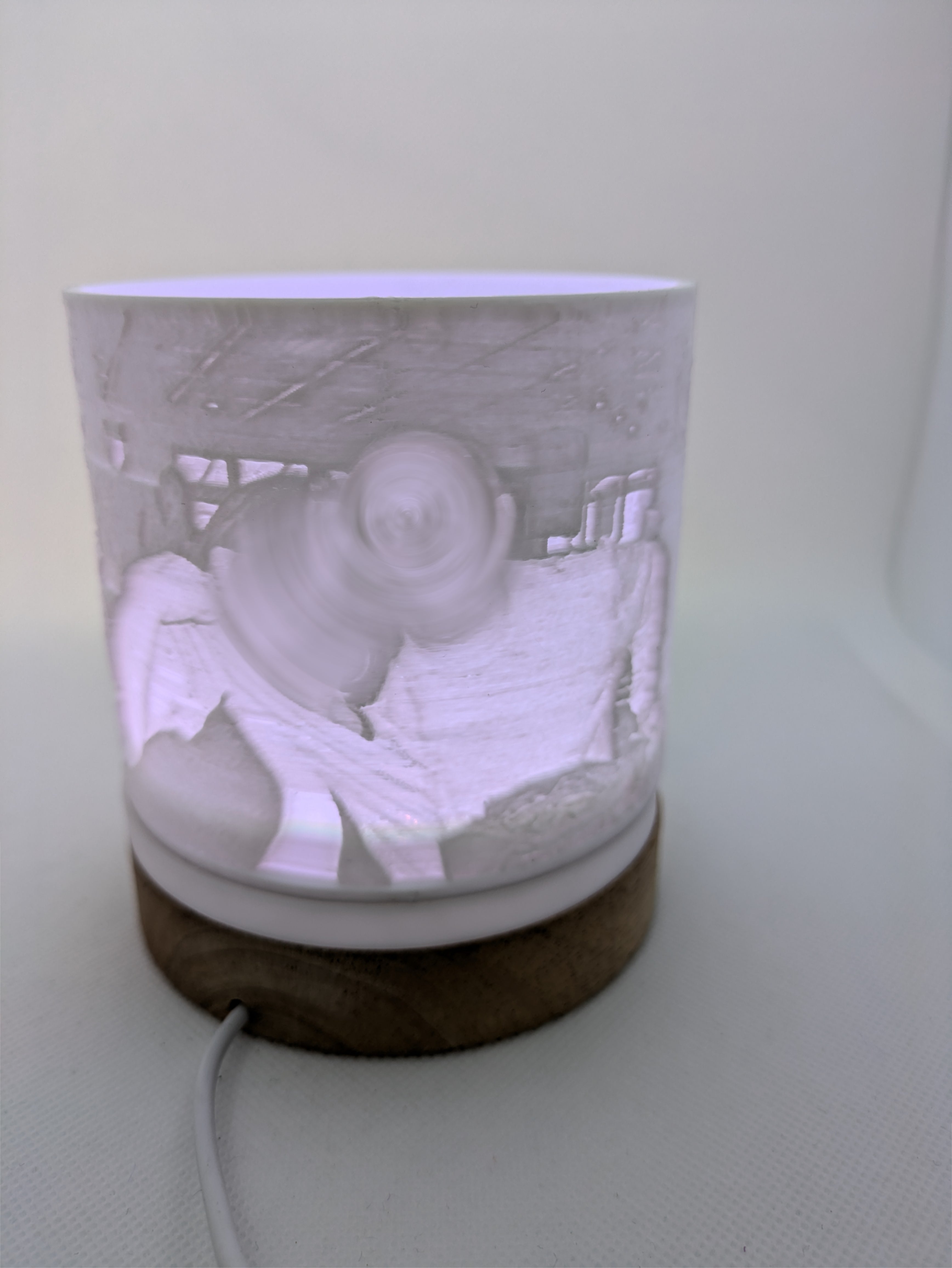 Personalised Father's Day LED Lamp: Custom 3D Photo Night Light