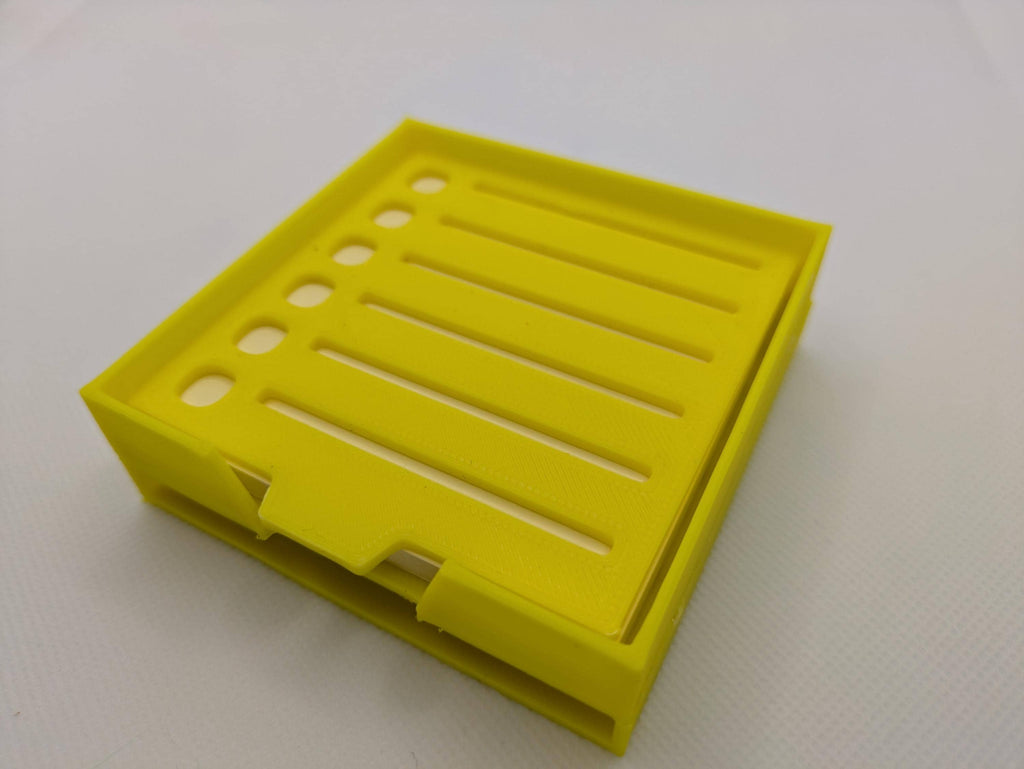 Post It/sticky note holder and task list stencils