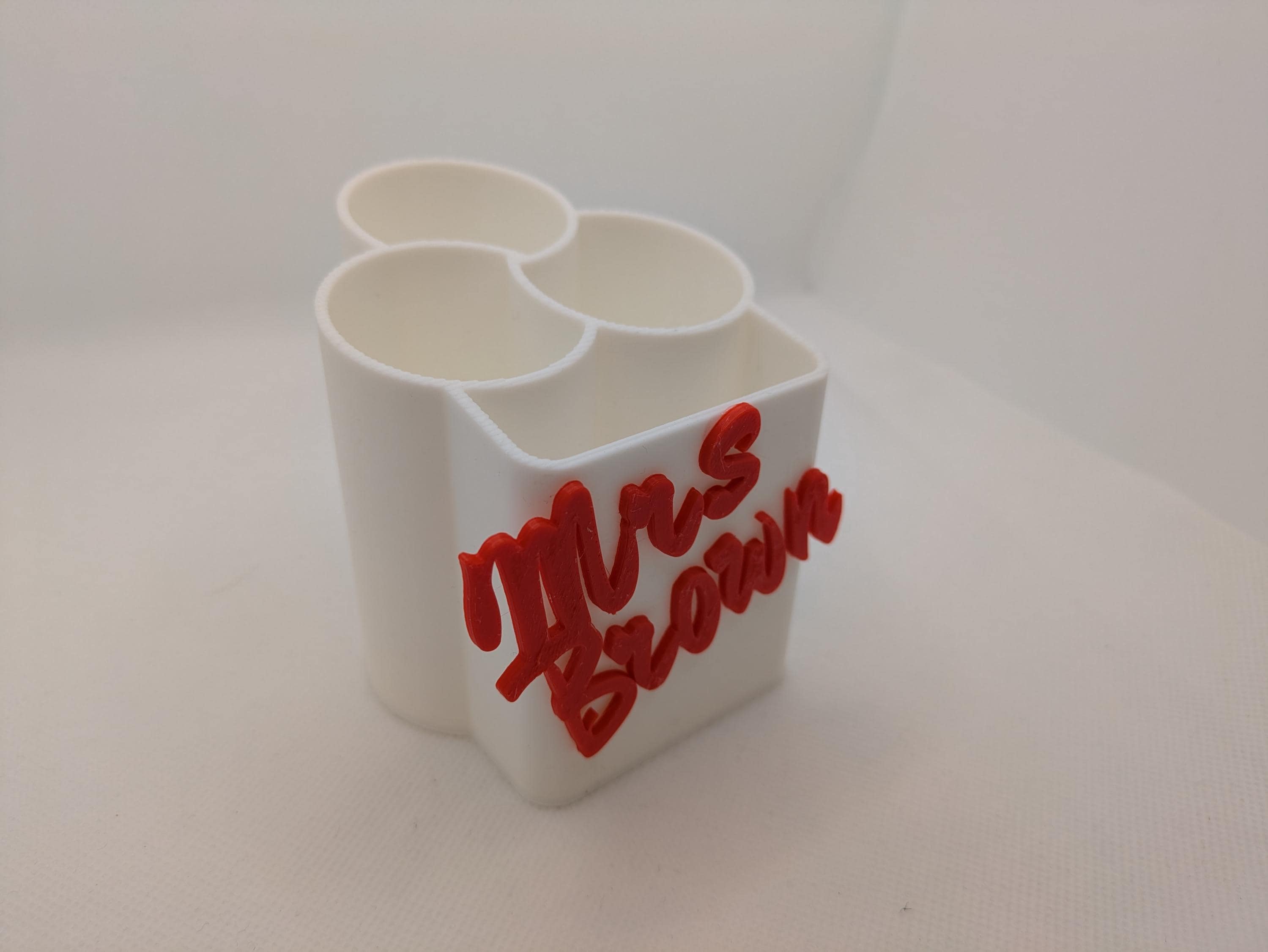 Personalised Pen Holder, Custom Teacher Gift, Desk Organiser